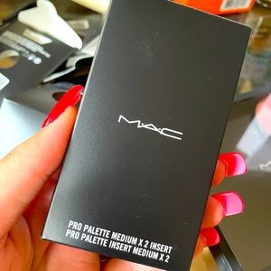 MAC Pro Palette Medium x 2 insert ONLY New In Box